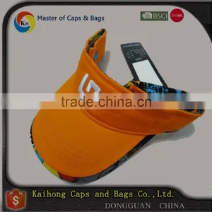 OEM Fashion High Quality Sports Custom Cheap Cotton Sun Visor thumbnail-2