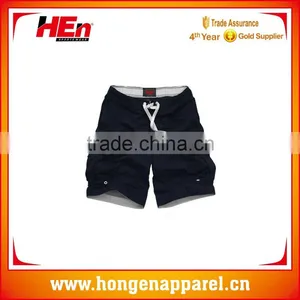 Hongen Apparel 2016 Wholesale Mens Quick Dry Swim Trunk Printed Palm Beach Swimming Wear thumbnail-1