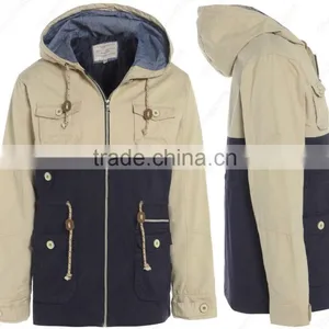 Mens Jacket COAT Hooded Casual Parka thumbnail-1