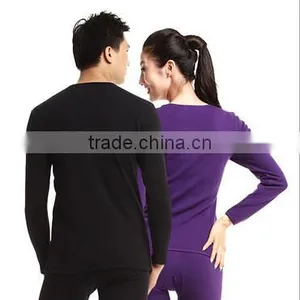 Top Brand High Quality Winter Thermal Suit Women And Men Long John Set Thick Warm thumbnail-3