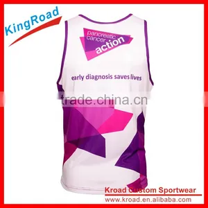 Women Sports Singlets Running Yoga Fitness Padded Stretch Gym Slim Tank Top thumbnail-1