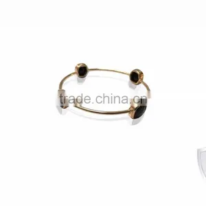 Black Onyx Gemstone 925 Sterling Silver Bracelets thumbnail-1