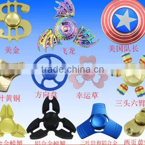 New Design Rainbow Color Hand Fridget Spinners Dazzle Color Metal Finger Spinners Toys Colorful Hand Spinner Relax Toys Gifts thumbnail-1
