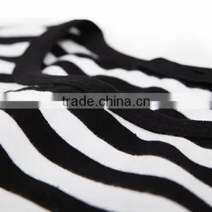 New Arrival Fashion OEM Service Fancy High Quality 100% Striped Cotton Men Tshirt T-shirt Wholesale China Manufacture thumbnail-6