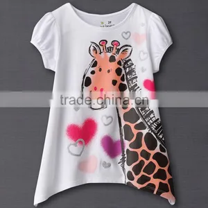 Girls Brand New Jumping Beans Cartoon t Shirts Kids Cute Deer Pattern Tops thumbnail-1