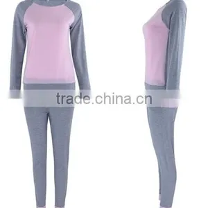 Color Block Pullover and Pants Set Girls School Sportswear for Team thumbnail-6