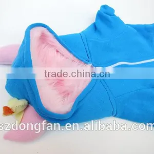 Little Kids Blue Cute Hoodies Dog Monster Hoodie thumbnail-2