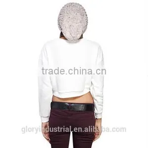 Fashion Sexy Lady Round Collar Printed Hoody thumbnail-3