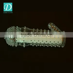 Reusable Condom g Spot Stimulating Condom Cock Enlarger thumbnail-1