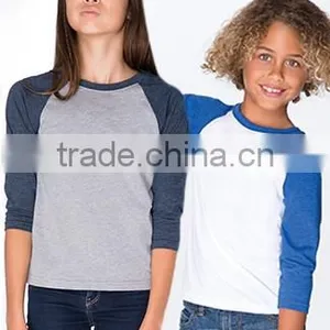Next Level Apparel Youth CVC 3/4 Raglan Tee - Made From 60% Combed Ring-spun Cotton and 40% Polyester Jersey thumbnail-1