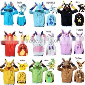 Wwalson Appearl Winter Pokemon Go Warm Hoodie Sweatshirt Zipper Tops Jacket Coat thumbnail-1