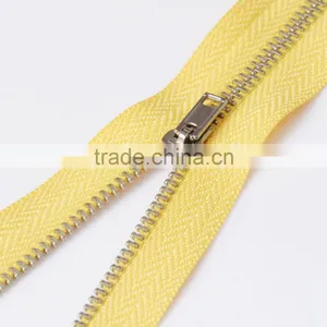 Brass Closed End Metal Zipper or Zips Wholesale Gold Teeth 3# Metal Zipper thumbnail-2