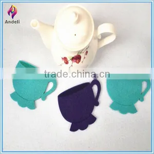 Fashionable Handmade Felt Coaster Cup Mat Holder thumbnail-5