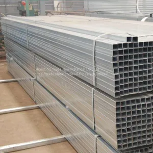 Brand New Hot Dipped Galvanized Square Pipe Greenhouse Steel Tube With High Quality thumbnail-1