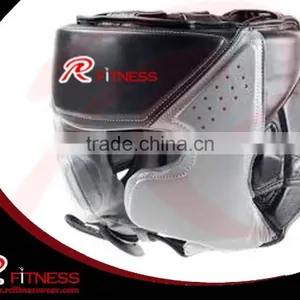 Newest Wholesale Boxing Leather Training Head Guard thumbnail-1