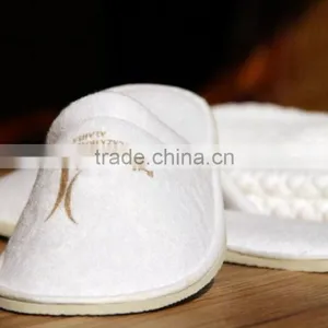 Disposable White Nap Cloth Spa Hotel Slippers thumbnail-5
