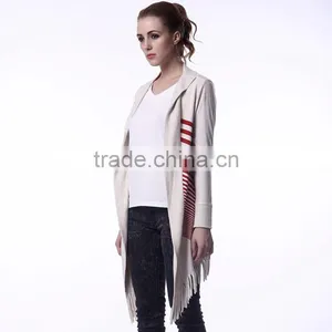 Factory Supplier Women Long Cardigan Knit Sweaters thumbnail-6