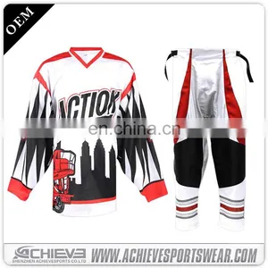 Custom Unique Canada Ice Hockey Jerseys, Wholesale Sublimation Blank Ice Hockey Jerseys thumbnail-3