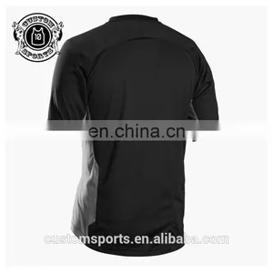 Cycling Clothes Black Jersey for Male Dri Fit Sublimation Shirts thumbnail-2