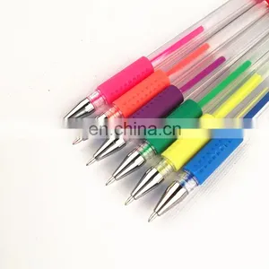 China Factory Promotional Free Sample Gel Pens Glitter Gel Pen Set thumbnail-5