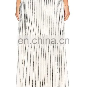 Latest Design Long Pleated Skirt Models Top Designs thumbnail-4