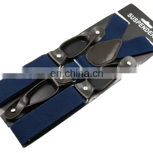 High Quality 3.5cm Width Leather Mens Suspenders thumbnail-1