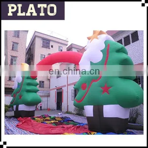 Outdoor Inflatable Special Shaped Arch/advertising Inflatable Christmas Tree Arch for Party thumbnail-1