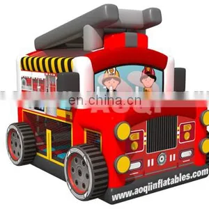 2015 New Design Fire Truck Inflatable Jumping Bouncer for Kids thumbnail-1