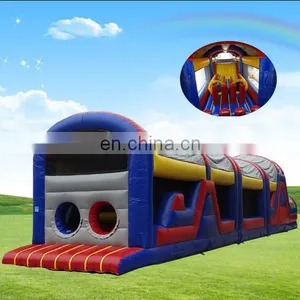 Giant Enclosed Inflatable Obstacle Course thumbnail-1