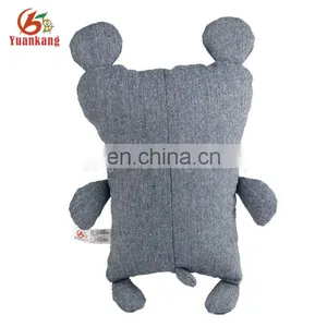 Plush Lovable Grey Fabrics Bear Soft Stuffed Toy thumbnail-4