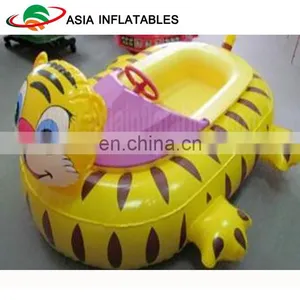 Commercial Grade Kids Inflatable Bumper Boat For Sale / Tiger Bumper Boat thumbnail-1