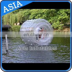 2015 Latest Clear Plastic Inflatable Funny Water Roller Wheel thumbnail-1