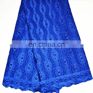 Swiss Voile Cotton Lace Fabric 100% Cotton Swiss Voile Lace Fabric Black thumbnail-2
