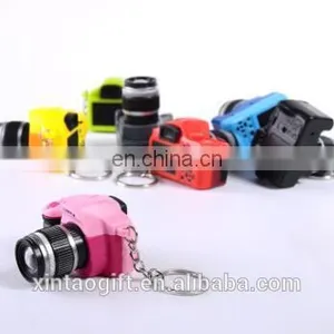Simulation SLR Camera Modeling Key Pendant LED Luminous Sound Cartoon Bag Ornaments Key Ring Small Gifts thumbnail-4