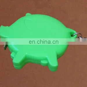 Plastic Mini Oval Shape Tape Measure Keychain thumbnail-2