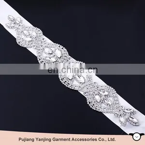 Factory Main Product !Latest Popular Hot Sale t Shirt Crystal Beaded Rhinestone Applique Wholesale Price thumbnail-1