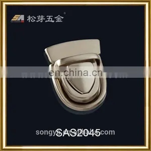 China Gold Supplier For Supply Custom Gold Color Press Bag Lock Accessories thumbnail-3