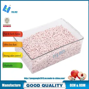 Pet Product: Hot Sell Peach Tofu Cat Litter With Flushable,clump thumbnail-2