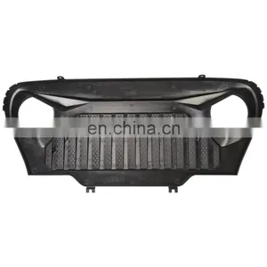 J282 Lantsun Matte Black Front Gladiator Grille Vader Grill w/ Mesh Inserts for 1997-2006 J Eep Wrangler TJ thumbnail-3