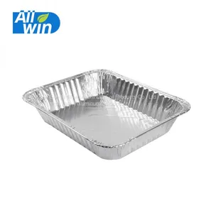 Aluminum Foil Container Half Size Medium Pan With Lid thumbnail-1