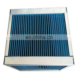 High Temperature Crossflow Hydrophilic Aluminium Foil Heat Recovery Element Core thumbnail-3
