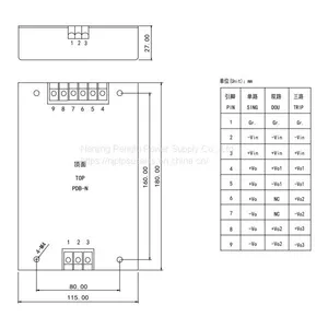 PDB-N Series 100-350W Power Supply dc to dc Converter 18-36vdc Input to 24vdc thumbnail-2
