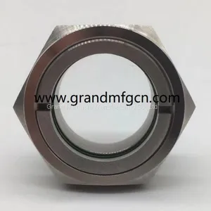 High Pressure Stainless Steel 316L Oil Level Sight Glass Male Npt Thread 1/4 Inch 2 Inch thumbnail-5