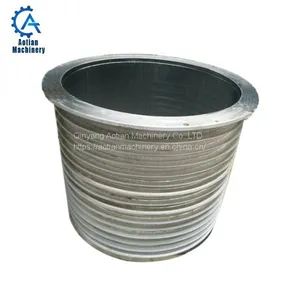 Stainless Steel Welded Mesh Wire Slot Centrifugal Pressure Screen Basket For Paper Pulp Making Machine thumbnail-3
