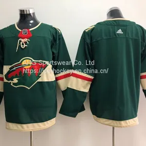 Minnesota Wild Blank Green Jersey thumbnail-1
