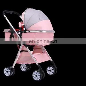Factory Wholesale Light Weight Stroller Aluminum Alloy Pushchair Foldable Pram thumbnail-1