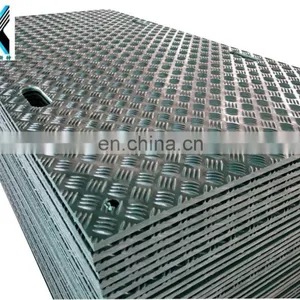 Hdpe Temporary Floor Protection Mats/track Road Construction Matte Plastic Polyethylene Anti-skid Temporary 4x8 Plastic Mats thumbnail-4