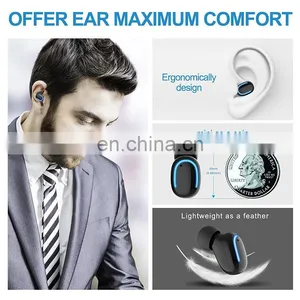 Earphone Headphone Version 5.0 High Quality 2021 Amazon Top Seller Wholesale Cellphone Headset Earbuds Wireless Stereo Earphone thumbnail-4