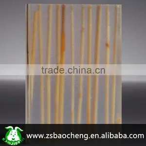 High Quality Restaurant Interior Bamboo Texture Wall 3d Panel thumbnail-1