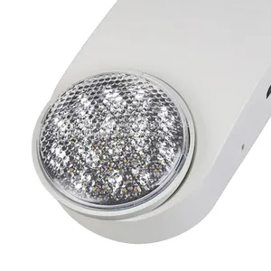 LED Emergency Light New Style Rechargeable Twin Head Wall Lamp Wholesale 3W*3W 3hours CE Certified thumbnail-2